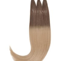 Vitash 25 Keratin Bonding strähnen | Haarverlaengerung | Extensions | Farbe #10/24 Hellaschbraun Mittelblond | 55cm