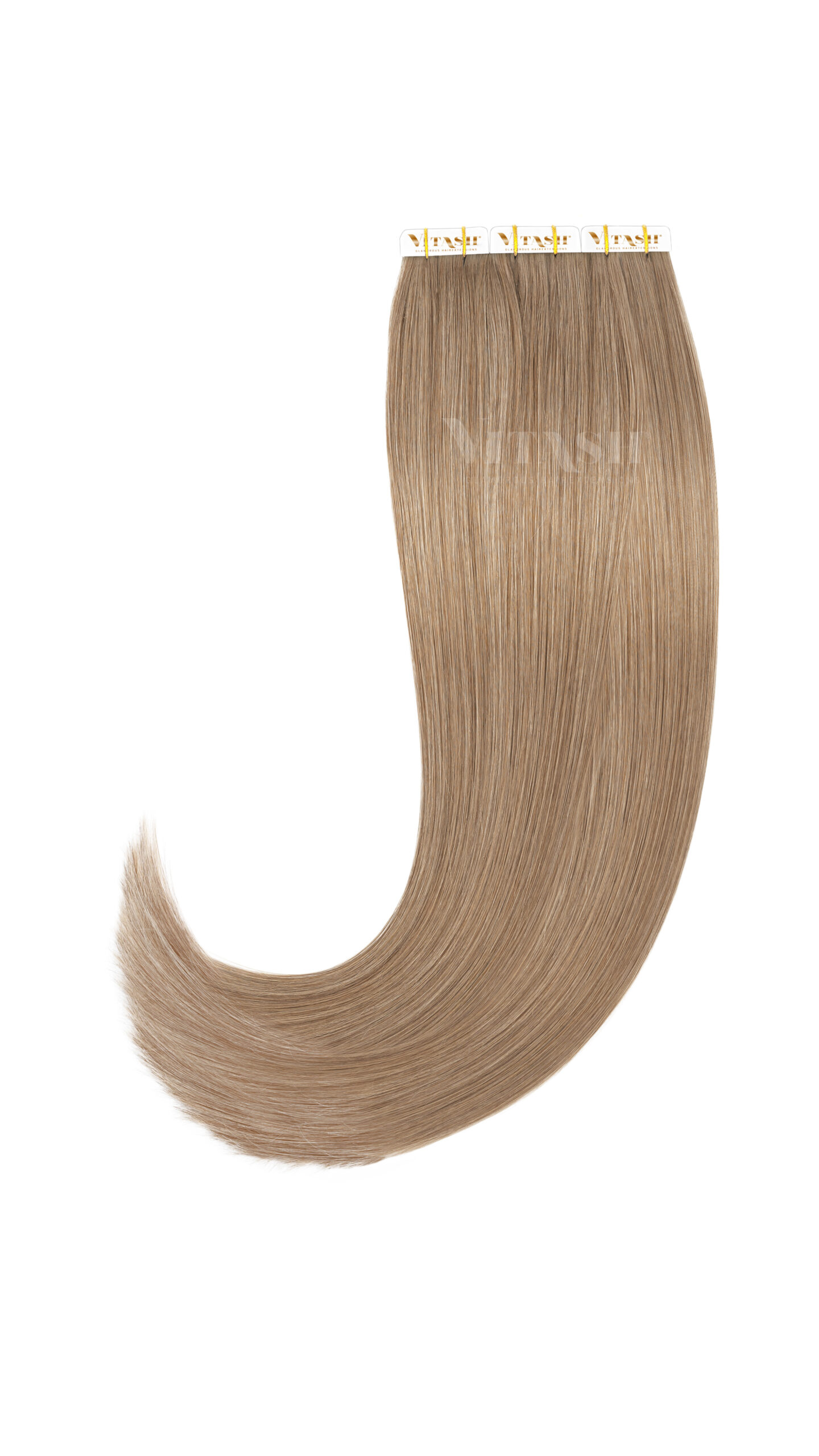 20 Remy Tape In Extensions Haarverlaengerung Farbe Naturaschblond 50cm