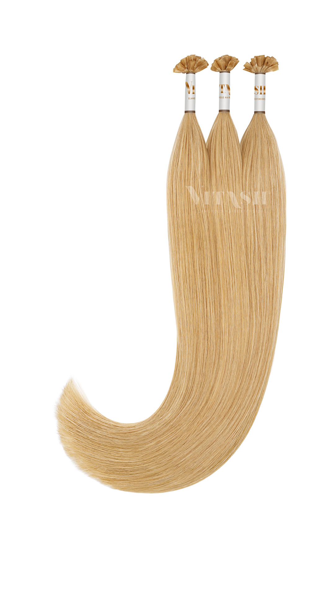Vitash 25 Keratin Bonding strähnen | Haarverlaengerung | Extensions | Farbe #1 Dunkelblond | 65cm