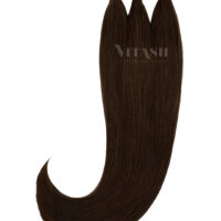 Vitash 25 Keratin Bonding straehnen | Haarverlaengerung | Extensions | Farbe #1b Schwarzbraun | 65cm