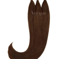Vitash 25 Keratin Bonding straehnen | Haarverlaengerung | Extensions | Farbe #2 Dunkelbraun | 65cm