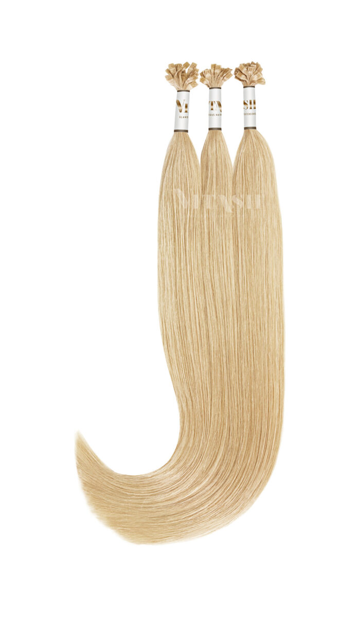 Vitash 25 Keratin Bonding strähnen | Haarverlaengerung | Extensions | Farbe #22B Honigaschblond | 65cm