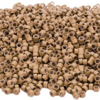 Microringe für Haarverlaengerung | 05,g Strähnen | Farbe Mittelblond 100 stück | Vitash