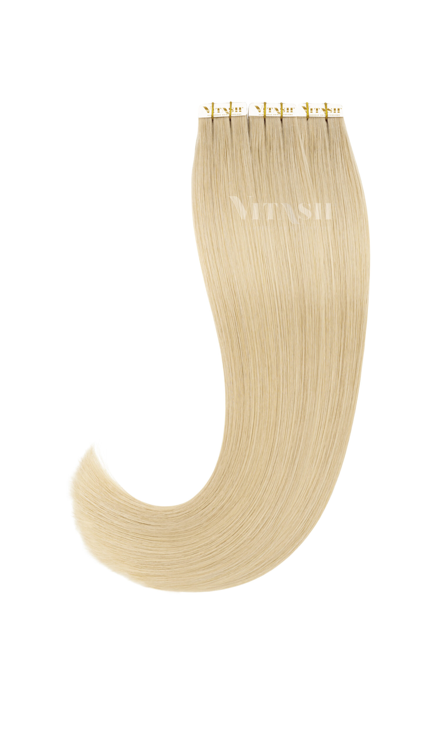 20 Remy Tape In Extensions Haarverlaengerung Farbe Hellblond 50cm