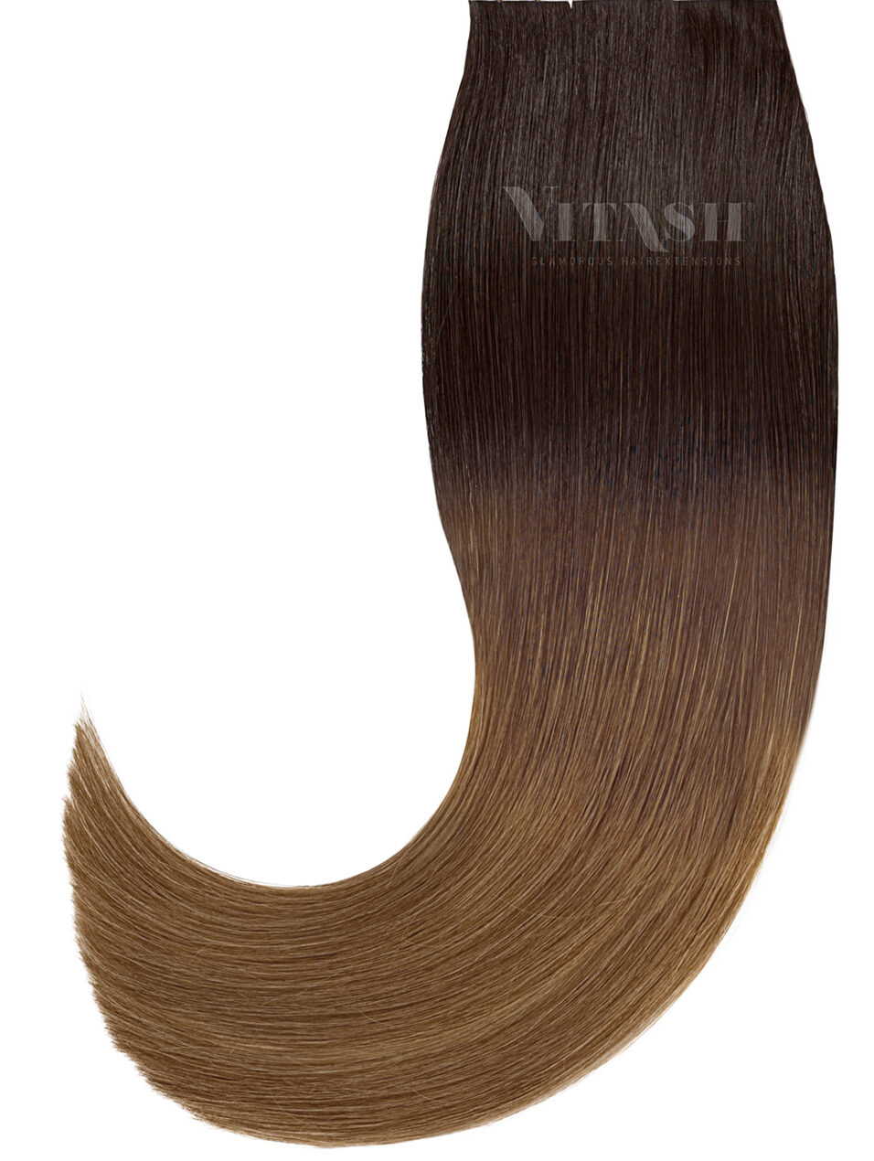 Invisible Tape Echthaar Extensions 1b 6 ombre 25g 50cm