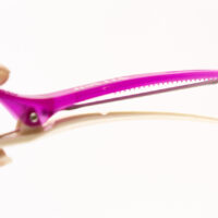 Vitash 6 Haarklammer | Haarschneideklammer | Extensions Abteilklammer | Hairclip | mit Silikonschutz | Pink
