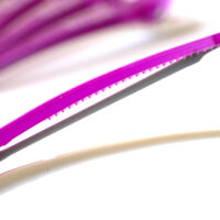 Vitash Haarklammer | Haarschneideklammer | Extensions Abteilklammer | Hairclip | mit Silikonschutz | Pink