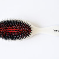 Vitash | Haarbürste | Bürste | Extensions Haarbürste | Langhaarbürste | Hairbrush | Pneumatikbürste | Wildschweinebürste gefertigt aus Kunststoff | Farbe Weiß
