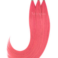 Vitash 25 Keratin Bonding strähnen | Haarverlaengerung | Extensions | Farbe #PINK | 55cm