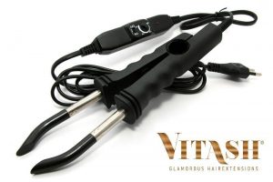 Vitash Wärmezange Hair Connector Wärme Conector Lötkolben für Haarverlängerung Haarverdichtung Bondingzange Extensions Zange