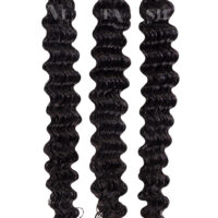 25 REMY Keratin Bonding | Extensions Haarverlaengerung | Stark gewellt Schwarzbraun | Dauergewellt