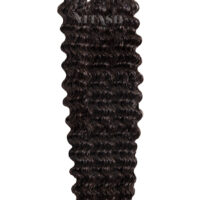 25 REMY Keratin Bonding | Extensions Haarverlaengerung | Stark gewellt | Farbe Dunkelbraun | Dauergewellt