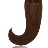 25 Russisches Echthaar | Bonding | Haarverlaengerung | Extensions | Farbe #2 Dunklebraun | 50cm