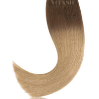 25 Russisches Echthaar Bonding | Haarverlaengerung | Extensions | Farbe Ombre Balayage #A | 50cm